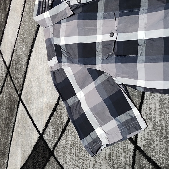 HARLEY DAVIDSON EMBROIDERED CHECKERED SHORT-SLEEVE SHIRT - Picture 4 of 13